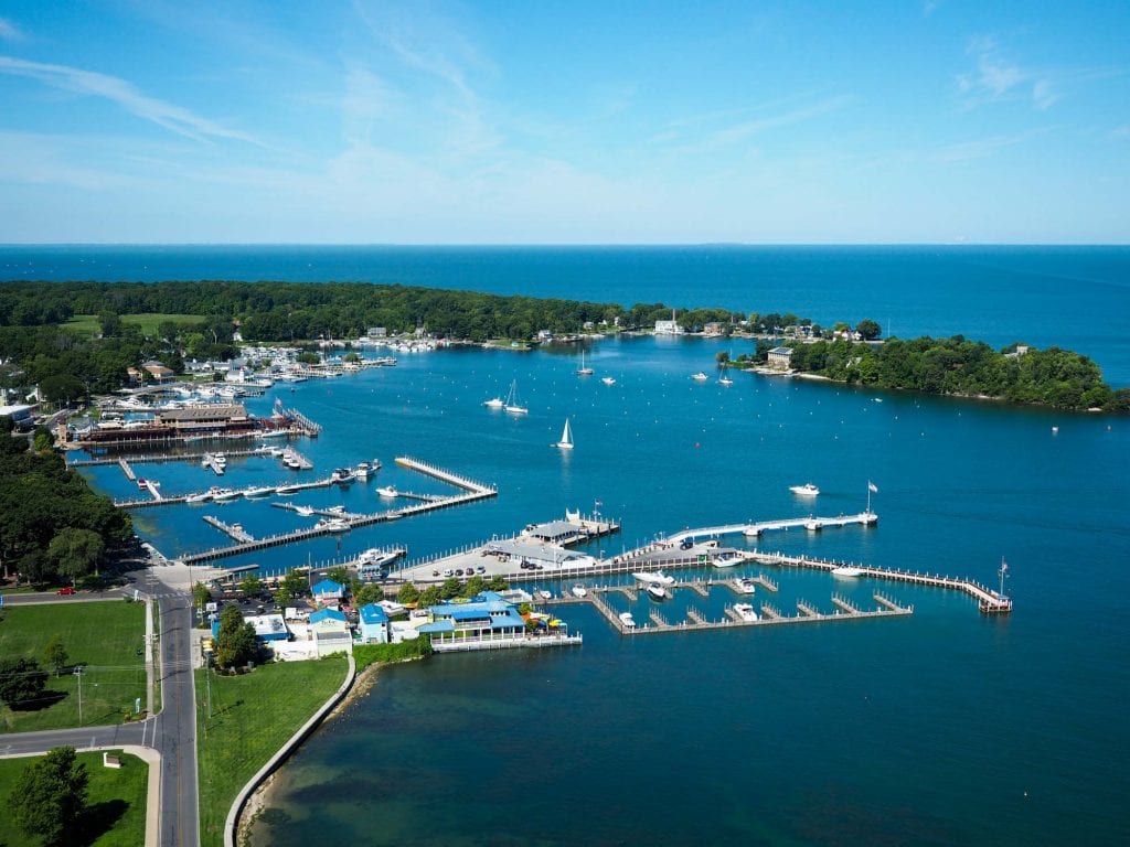 Put-in-Bay desde arriba