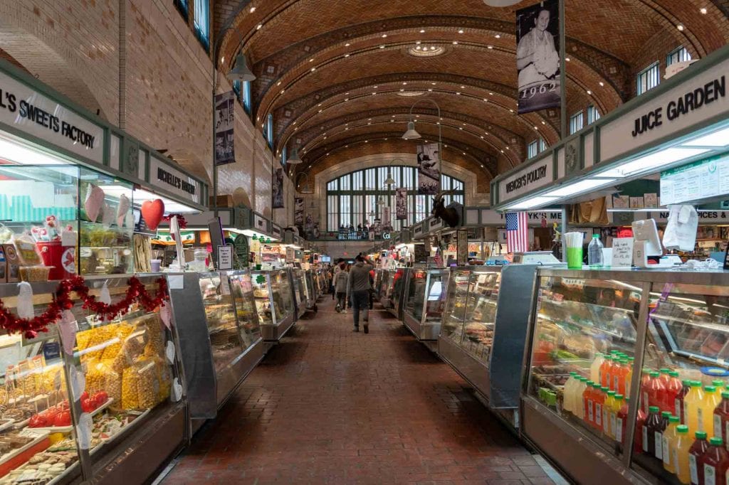 Mercado del lado oeste en Cleveland