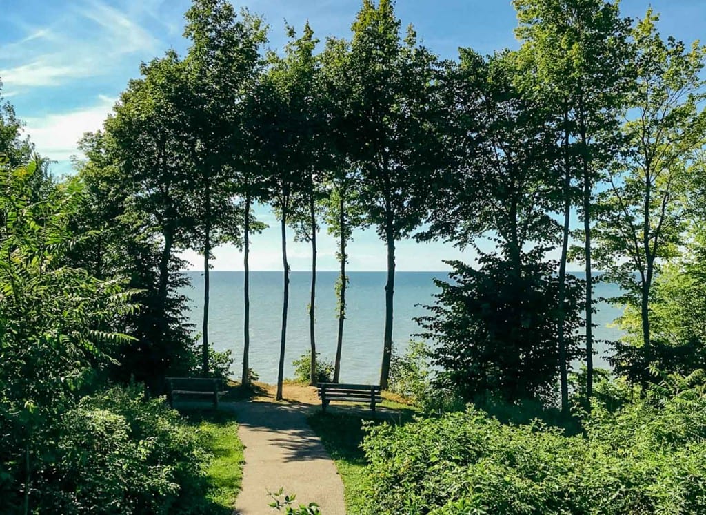 Acantilados del lago Erie