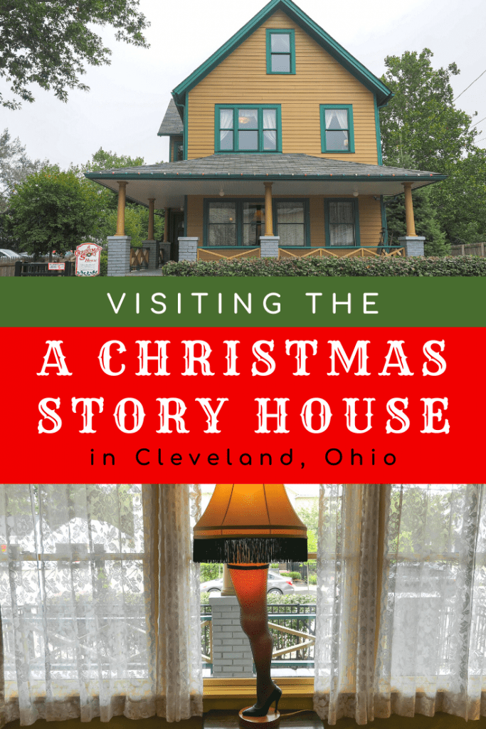 Visitando la Casa de Cuentos de Navidad en Cleveland