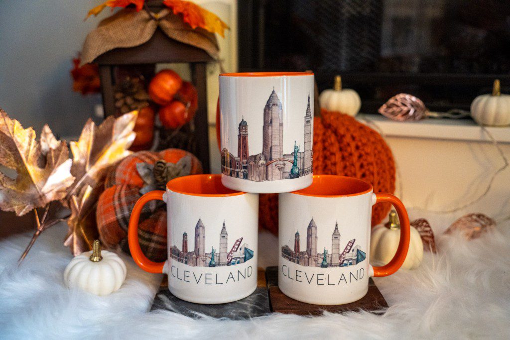 Tazas Cleveland naranja