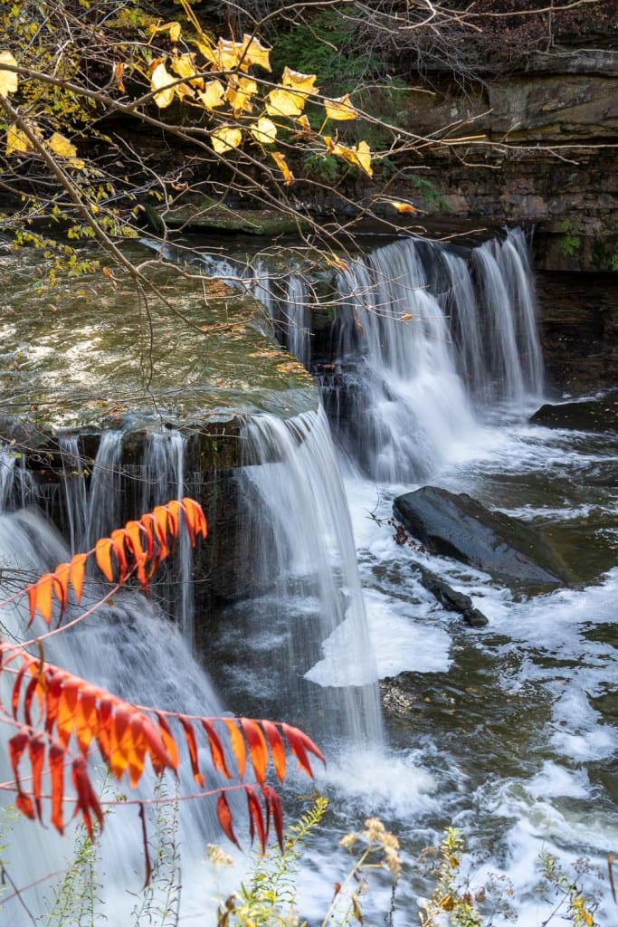 Great Falls of Tinkers Creek en otoño