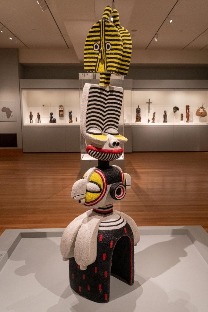 Galería de arte africano en el Museo de Arte de Cleveland