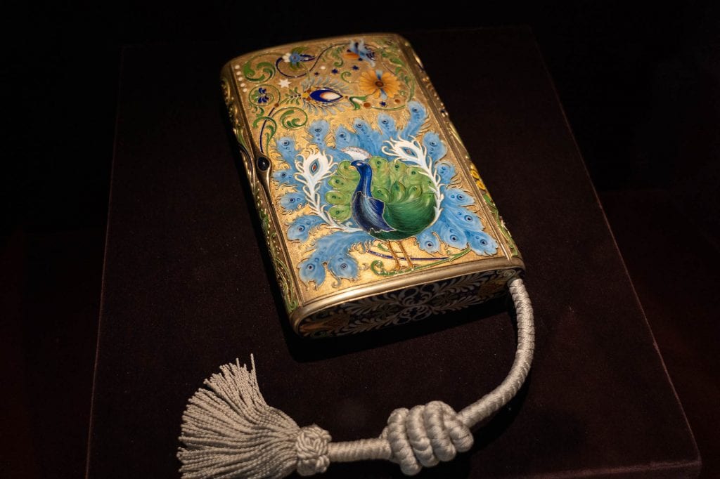 Caja de cigarros Faberge en el Museo de Arte de Cleveland
