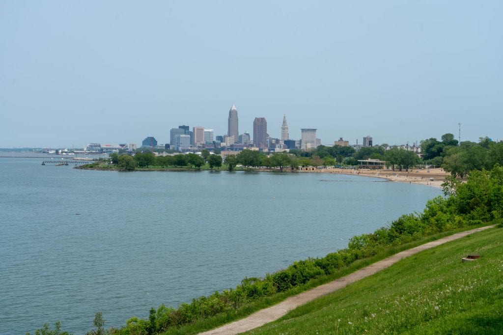 Parque Edgewater en Cleveland