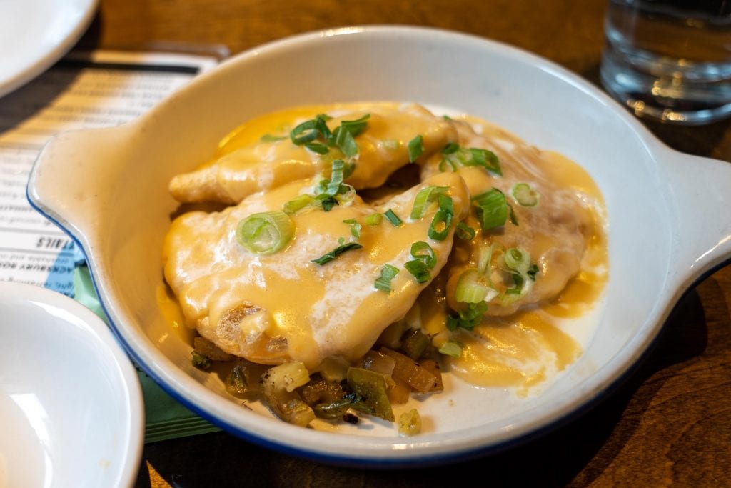 Market Garden Cervecería pierogi