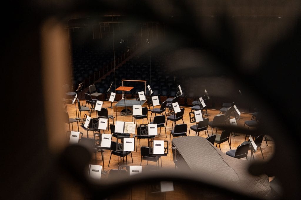 Escenario de la sala de separación