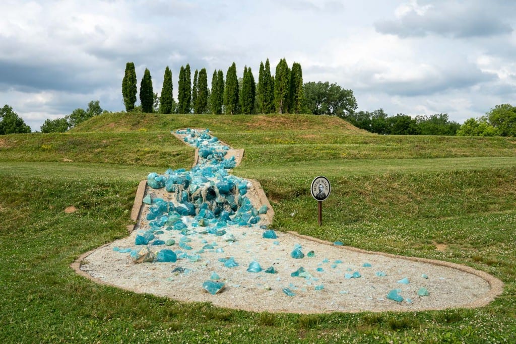 Río de cristal en Ariel-Foundation Park