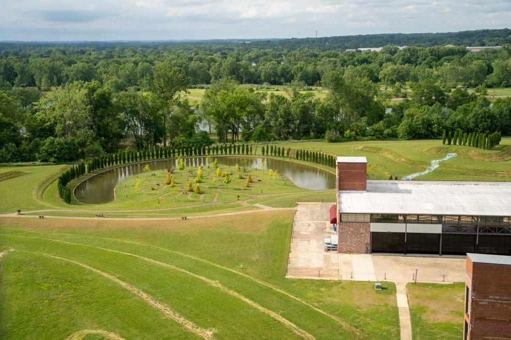 Ariel-Foundation Park vista desde arriba