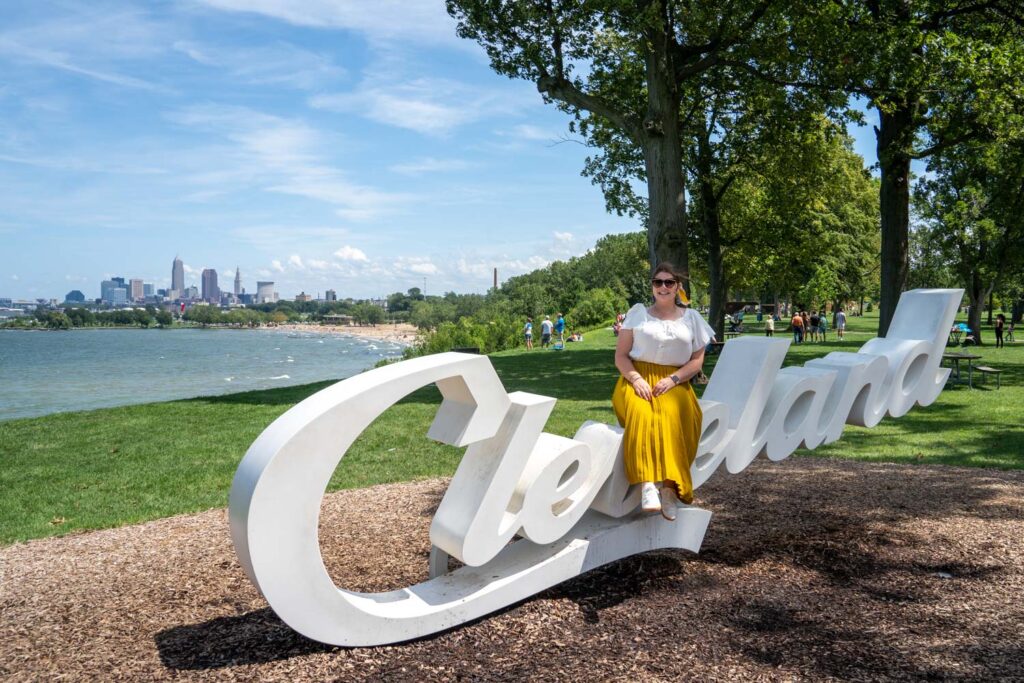 Amanda en el cartel de guión de Edgewater Cleveland