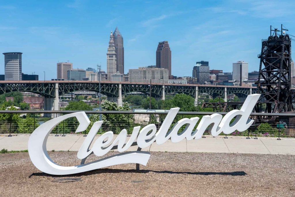 Señal de guión de Cleveland en Tremont