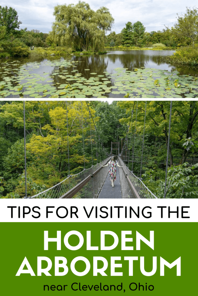 Consejos para visitar el Holden Arboretum en Ohio