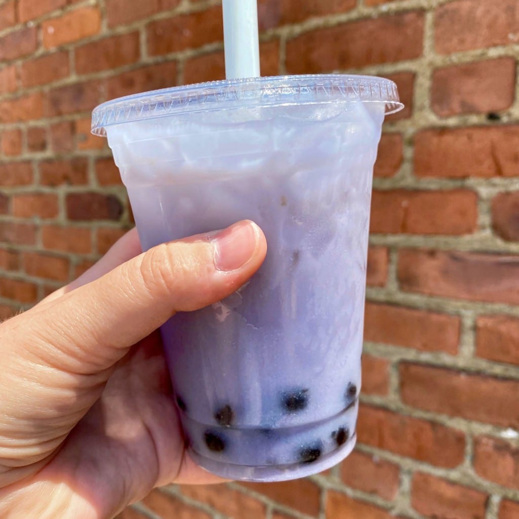 Té con leche de burbujas de taro de Thai Thai