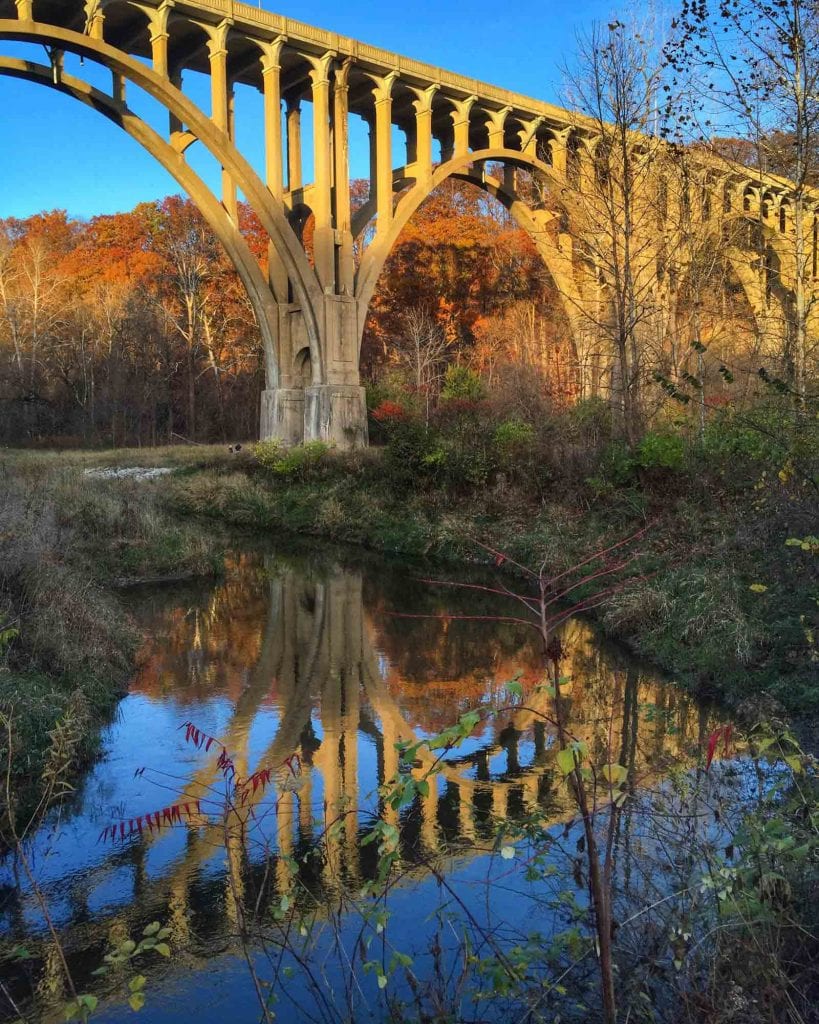 Puente de la carretera de la estación en CVNP