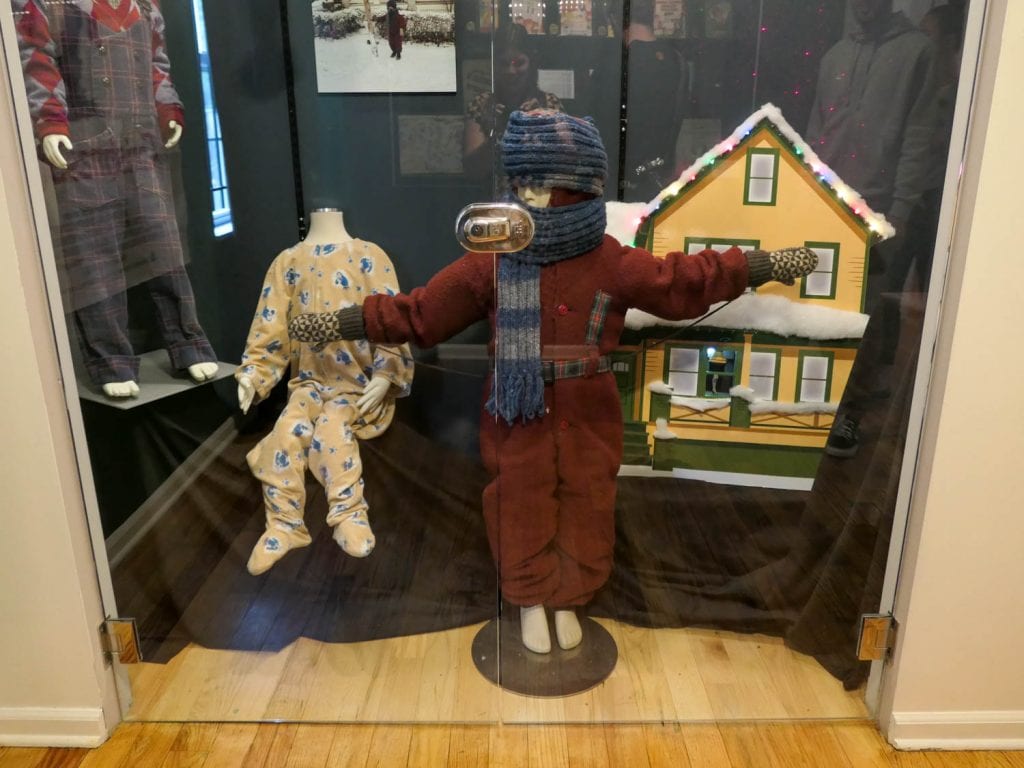 El traje de nieve de Randy en A Christmas Story House Museum