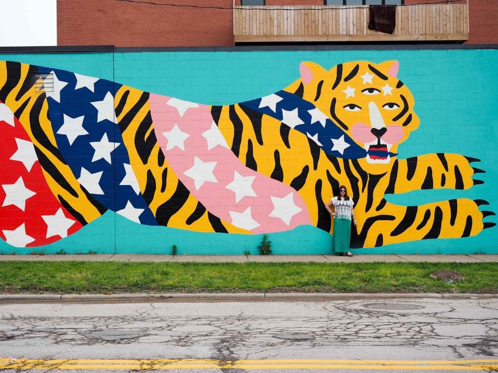 Mural en Hingetown, Cleveland