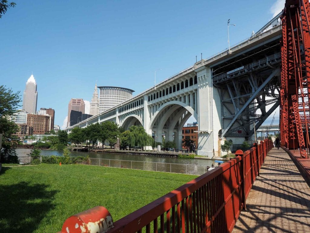 Río Cuyahoga en Cleveland