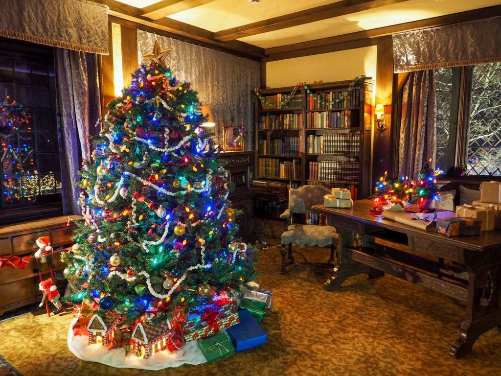 Stan Hywet estudia en Navidad